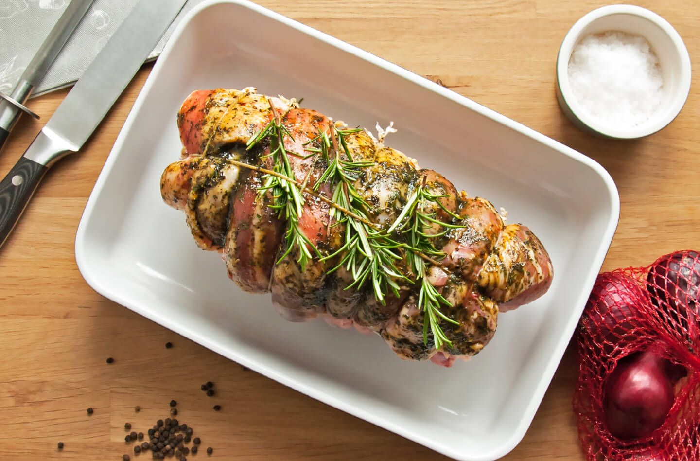 Seasoned and Tied Roast Seasoned and Tied Roast